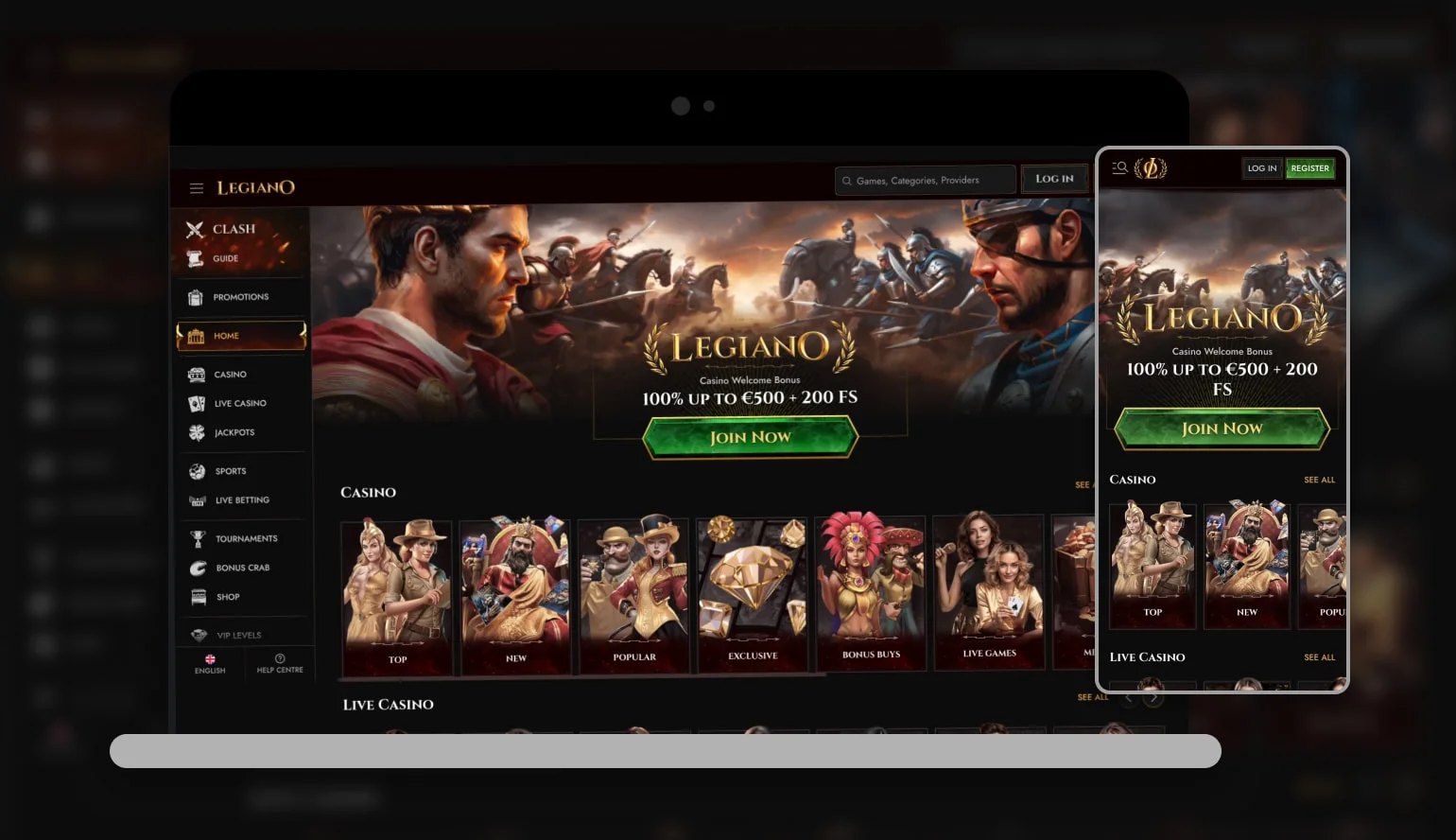 Legiano Zrzut ekranu 1